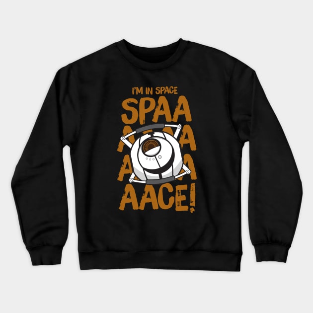 Space is the coolest Crewneck Sweatshirt by patpalombo